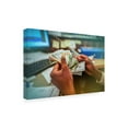 thumbnail image 2 of Ben Heine 'Counting Cash' Canvas Art, 2 of 3