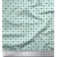 thumbnail image 1 of Soimoi Velvet Fabric Square & Plus Sign Shirting Decor Fabric Printed Yard 58 Inch Wide, 1 of 3