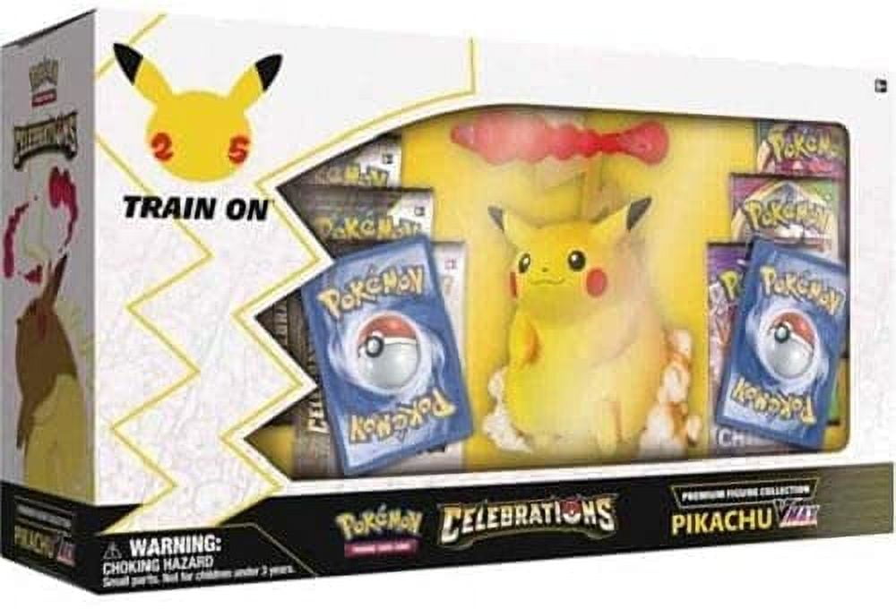 Celebrations Pikachu Vmax Box | Card sleeves for hobby shops