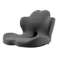 thumbnail image 2 of kowaku Ergonomic Breathable Portable Office Chair Cushion Non-Slip Multi-Purpose Memory Dark Gray, 2 of 8