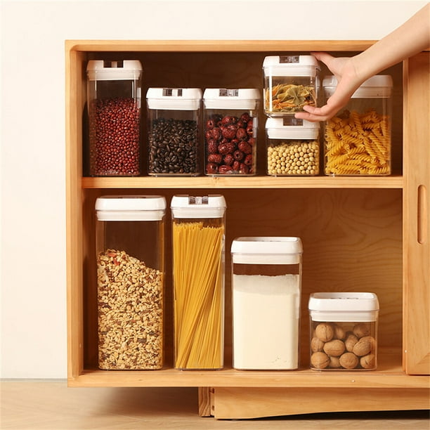 ruzhgo Grain Dispenser Container Countertop Food Storage Tank Kitchen