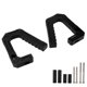 thumbnail image 3 of Manijas de agarre delanteras, juego de manijas de manija de barra de agarre Reemplazo de barra de manija de manija de manija delantera de aluminio Compatible con 07-18 JK/Unlimited Sport Sahara(Negro), 3 of 5