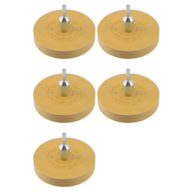 5X Removedor de Calcomanías para Coche,Removedor de Goma Neumático, Película de Rueda, Eliminación de Pegamento, Borrador, Placa, Raspador, Limpiador de Pintura