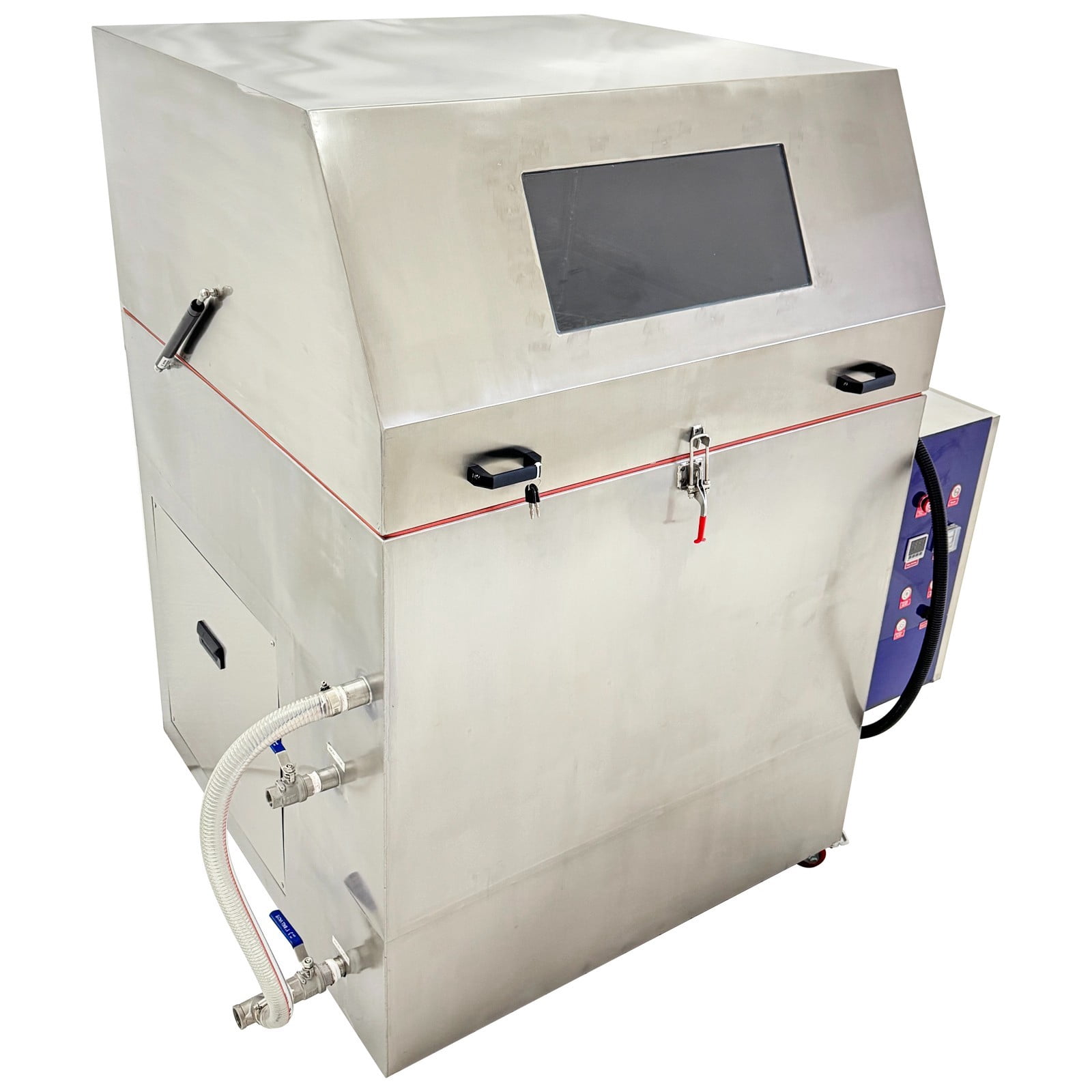 220V 3-Phase Spray Wash Cabinet Part Washer High Pressure Rotary Spraying Cleaning Machine