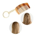 thumbnail image 5 of Unique Bargains 1 Pc Mini Keychain Hair Comb Brown Acetate Sheet, 5 of 5