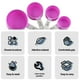 thumbnail image 3 of Stackable Stainless Steel Handle Measuring Cups For Measuring Dry And Liquid Ingredient-, 3 of 5