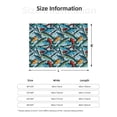 thumbnail image 3 of KLL Colorful Fishing Baits Print Fleece Throw Blanket, Horizontal Fleece Bedding Cute Soft Blankets Comfy Fleece Flannel Plush Home Decor for Couch & Bed -50"x40", 3 of 9