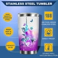 thumbnail image 4 of Gifts for Grandma, Birthday Christmas Gifts for Grandma, Thank You Appreciation Gift for Grandmother from Granddaughter Grandson, Unique 20 oz Stainless Steel Tumbler Gift for Granny, 4 of 6