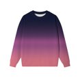 thumbnail image 5 of Breezora Oversized Long Sleeve Crew Neck Sweatshirt for Women Fall Layering Top Soft Lightweight Fabric Casual Streetwear Loungewear M Size Pink, 5 of 5