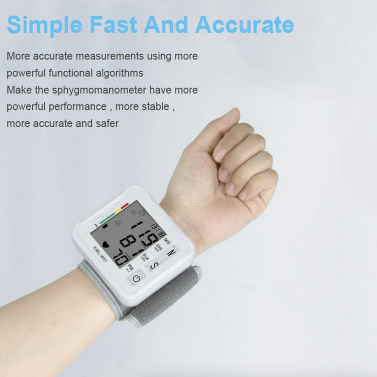Rechargeable Digital Electronic Bp Apparatus Wrist Smart Blood Pressure  Monitor