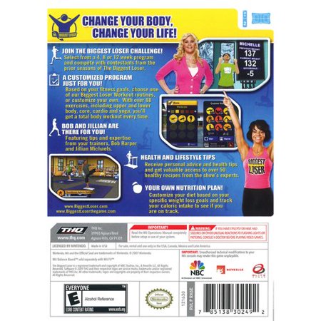 The biggest loser challenge wii game The biggest loser challenge wii game