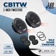 thumbnail image 2 of Tweeters ORION Cobalt CB1TW de cúpula de seda de 1" para audio de auto, 40 W RMS, 2 of 6