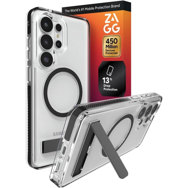 Funda para teléfono ZAGG Santa Cruz Snap para Galaxy S26 Ultra, transparente