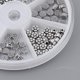 thumbnail image 3 of 120x Fornituras de joyería de espaciadoras de plata antigua mezcladas 6, 3 of 8