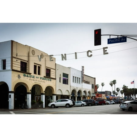 Noir Gallery Venice Beach Sign In Los Angeles On Aluminum Noir Gallery Venice Beach Sign In Los Angeles On Aluminum