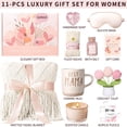 thumbnail image 6 of Get Well Soon Gift Baskets for Women, Pink Self Care Gifts Care Package for Women, Unique Sympathy Gift Baskets Set Birthday for Mom Friend Her, 6 of 9
