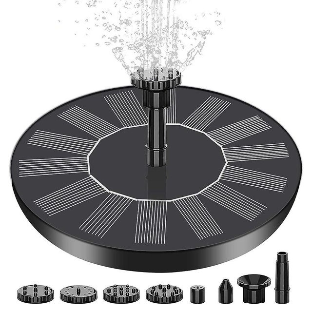 Solar Fountain for Fish Pond Outdoor Small Landscape Decoration for Courtyard Parks