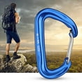 thumbnail image 3 of 16KN Carabiner High Toughness Multipurpose Wear-resistant Hiking D Shape Carabiner Buckle for Outdoor, 3 of 8