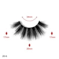 thumbnail image 3 of Extensión 3D Wispy Cross para pestañas postizas HUOGUO, 20 pares, 3 of 3