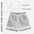 thumbnail image 3 of FORMRS Boys Swim Trunks Quick Dry Mesh Liner Boardshorts Sizes XS-XL, Cartoon Gray Houses, 3 of 7