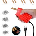 thumbnail image 2 of Handheld Plastics Welding Machine Portable Car Panel Crack Repairs Kit Thermal Cutting Hot Stapler Plastics Repairing Tool Set with 400PCS Stapling Nails, 2 of 7