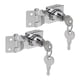 thumbnail image 4 of HASP LATCH, superficie Lisa Impermeable 2 Paquetes de Bloqueo Con Llave Con Llave Hasp para Buzón para El Gabinete, 4 of 7