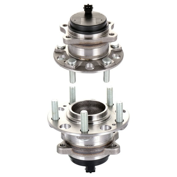 ECCPP Wheel Hub and Bearing Assembly Rear 512553 fit 2015-2017 For Hyundai Sonata Tucson Replacement For 5 Lugs Wheel Bearing Hubs with ABS 2 pcs
