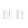 thumbnail image 4 of QualitChoice Kit de Ruban pour Lifting Visage Transparent en Forme de V Mince Respirant Adhésif Raffermissant Outils pour Femmes 80 Pcs 2ensemble, 4 of 6