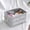 Gray, variant on Foldable Fabric Storage Basket, Collapsible Cloth Bin with Handles for Toys, Laundry, Home Organization, Easy to Carry, Grey
