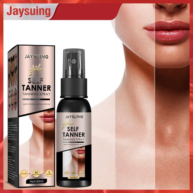 DPTALR Self Tan Tanning Spray Long Lasting Natural Tan Body Mist Natural Fake Beach