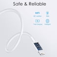 thumbnail image 2 of Cable Lightning a USB iKeloah de 1 m, certificado MFi, blanco, 2 of 6