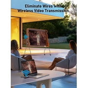 Lemorele Wireless HDMI Transmitter and Receiver, Plug & Play Portable Wireless HDMI, 1080P 164Ft Wireless HDMI Extender for Laptop/Pc/Tv Box/Camera/Projector