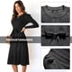thumbnail image 3 of Vestidos de punto elegantes para mujer, vestido tipo suéter, vestido de invierno con cuello redondo, 3 of 5