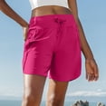 thumbnail image 5 of HAJWOH Women's 7" Athletic Long Running Shorts Workout Gym Quick Dry Hiking Shorts High Waisted Zipper Pocket, 5 of 5