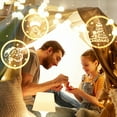 thumbnail image 4 of Christmas Ornaments 2pcs LED Light Hanging Lamp Room Decoration String Lights with Stickers, 4 of 12