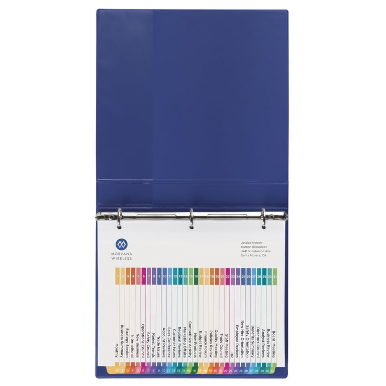 Avery 1-31 Dividers, 31-Tab Ready Index Set photo 8