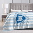 thumbnail image 4 of Yeshiva University Logo Fleece Blanket, Very Soft Microfiber Flannel Blanket for Couch Warm and Cozy for All Seasons, 4 of 6