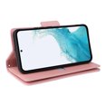 thumbnail image 4 of Allytech Samsung Galaxy A54 5G Wallet Case with Zipper Pocket, Luxury PU Leather Flip Cover with Card Slots & Wrist Strap, Shockproof Kickstand Magnetic Buckle Protective Case for Women Men, Rosegold, 4 of 14