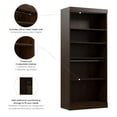 thumbnail image 6 of Bestar Pur 36W Closet Organizer in Chocolate - Engineered Wood, 6 of 8