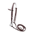 thumbnail image 3 of Almencla Harnais de Cheval avec Anneau Réglable en Acier Inoxydable Tête de Cheval Marron 13.5cm, 3 of 8