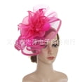 thumbnail image 1 of Tocados para mujer, sombreros para fiesta de té de los años 50, sombrero Kentucky Derby, conjunto de sombreros, guantes de encaje, collar de perlas y pendientes., 1 of 3