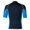 thumbnail image 4 of Yanarno Mans Thermal Swim Coat 1.5mm Neoprene Wetsuits Top Short Sleeve Rash Guard Shirts Navy Blue M, 4 of 4