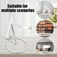 thumbnail image 4 of QZS Display Stand,Reusable Crystal Mineral Specimen Display Stand,Portable Metal Easel Crystals Holder for Rocks,Geodes,Heart Stones,2Pack, 4 of 6