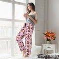 thumbnail image 5 of Logiee 2336109497 Print Women Pajama Pants,Comfy Pj Bottom with Pockets & Drawstring,Stretch Casual Sleepwear-XX-Large, 5 of 6