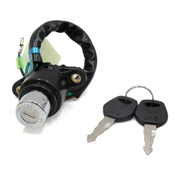 Unique Bargains Motorcycle Security 6 Wires Ignition Switch Lock with 2 Keys Set for  CBT125