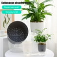 thumbnail image 1 of Cache-pot de Plante Intérieur Plastique Rotin Cache-Fleur Rond Décor Moderne Jardinière, 1 of 7