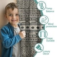 thumbnail image 3 of Blackout Kids Curtains,Geometric Diamond Striped Pattern Childrens Insulated Curtains Set Of 2,Bedroom Essentials,Toddler Room Decor 42x54in(106x137cm), 3 of 5