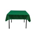thumbnail image 1 of TCpop58x58-GreenEmP32 Polyester Poplin Square Tablecloth, Emerald Green - 58 x 58 in., 1 of 1