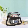 thumbnail image 4 of Sac Fourre-Tout Transparent Grande Capacité Sac à Bandoulière Sac à Main Imperméable en PVC, 4 of 9