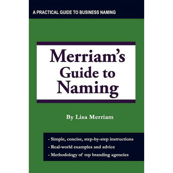 Merriam's Guide to Naming (Paperback)